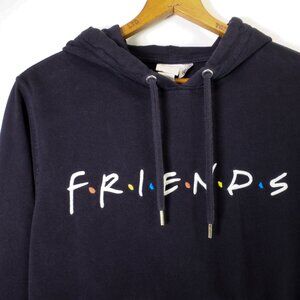 H&M WB Cozy FRIENDS Black Hoodie - Size S, Black